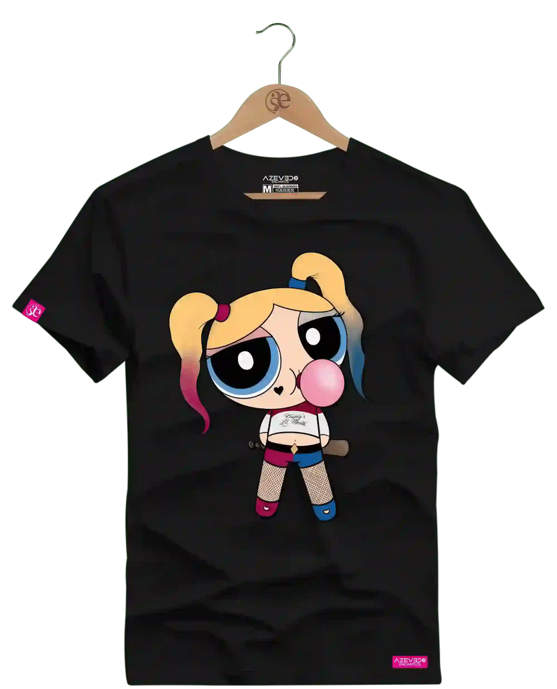 Camiseta Algodão Premium Estampa Alerquina Chiclete Fitness