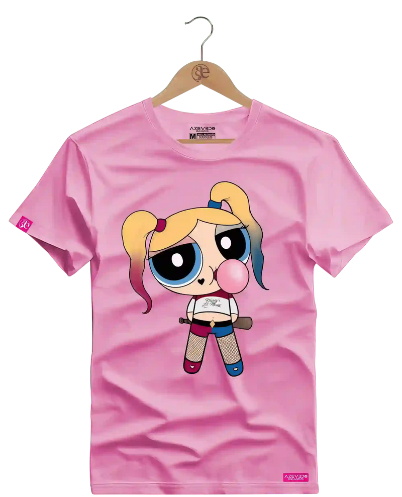 Camiseta Algodão Premium Estampa Alerquina Chiclete Fitness