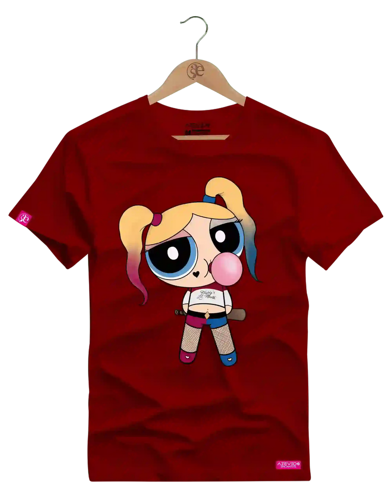 Camiseta Algodão Premium Estampa Alerquina Chiclete Fitness