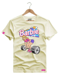 Camiseta Algodão Premium Estampa Barbie Fitness