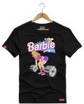 Camiseta Algodão Premium Estampa Barbie Fitness
