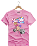 Camiseta Algodão Premium Estampa Barbie Fitness