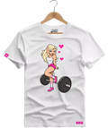 Camiseta Algodão Premium Estampa Barbie Love Fitness
