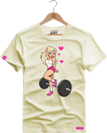 Camiseta Algodão Premium Estampa Barbie Love Fitness