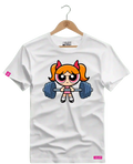 Camiseta Algodão Premium Estampa Florzinha Fitness