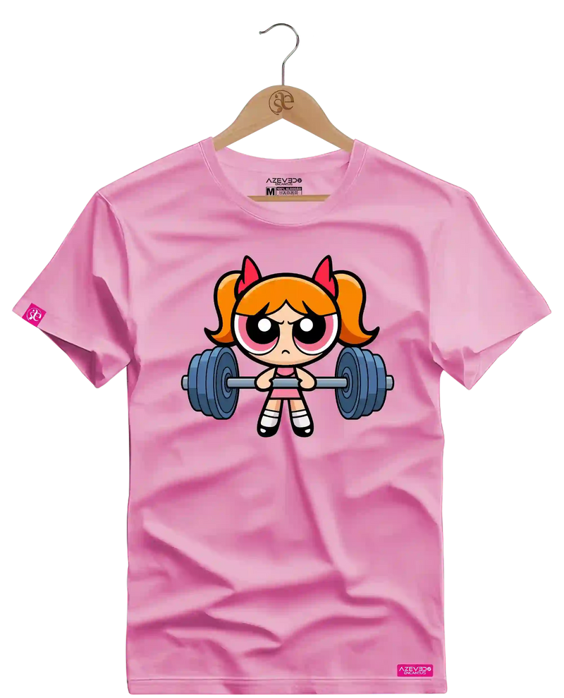 Camiseta Algodão Premium Estampa Florzinha Fitness