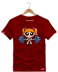 Camiseta Algodão Premium Estampa Florzinha Fitness