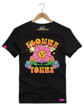 Camiseta Algodão Premium Estampa Flower Power Fitness