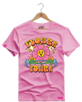 Camiseta Algodão Premium Estampa Flower Power Fitness