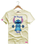 Camiseta Algodão Premium Estampa Stitch Fitness