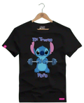Camiseta Algodão Premium Estampa Stitch Fitness