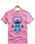 Camiseta Algodão Premium Estampa Stitch Fitness