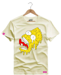 Camiseta Algodão Premium Estampa Bart Derretendo - Azevedo Encantu's