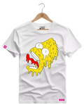 Camiseta Algodão Premium Estampa Bart Derretendo - Azevedo Encantu's