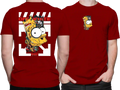 Camiseta Algodão Premium Estampa Bart Off White - Azevedo Encantu's