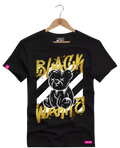 Camiseta Algodão Premium Estampa Black White - Azevedo Encantu's