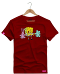 Camiseta Algodão Premium Estampa Bob Esponja Fitness - Azevedo Encantu's