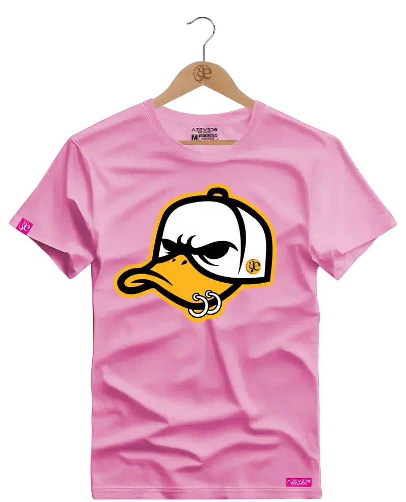 Camiseta Algodão Premium Estampa Boné Pato - Azevedo Encantu's