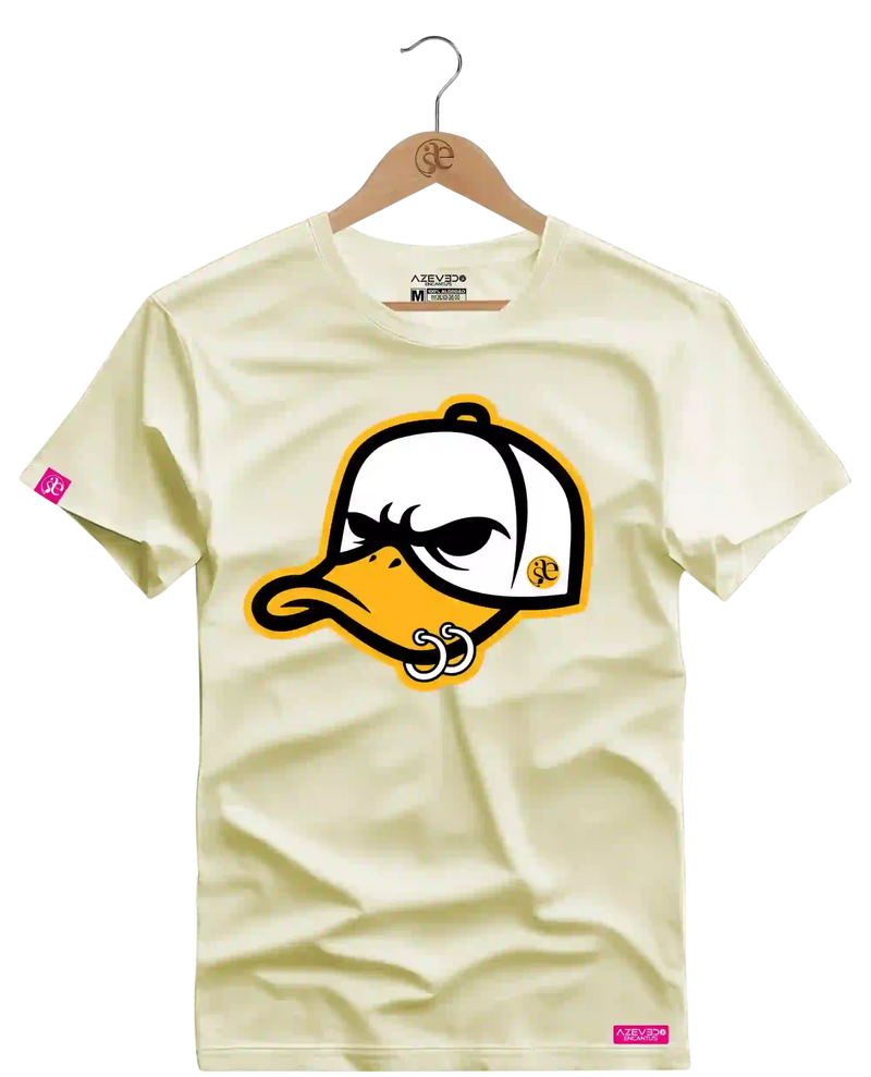 Camiseta Algodão Premium Estampa Boné Pato - Azevedo Encantu's