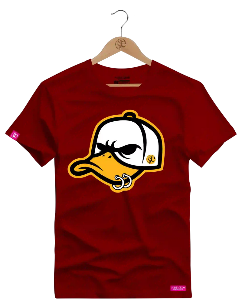 Camiseta Algodão Premium Estampa Boné Pato - Azevedo Encantu's
