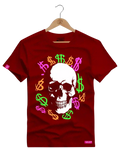 Camiseta Algodão Premium Estampa Caveira Money - Azevedo Encantu's