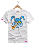 Camiseta Algodão Premium Estampa Coelho Charuto - Azevedo Encantu's