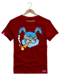 Camiseta Algodão Premium Estampa Coelho Charuto - Azevedo Encantu's