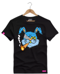Camiseta Algodão Premium Estampa Coelho Charuto - Azevedo Encantu's