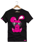 Camiseta Algodão Premium Estampa Coelho Óculos Escuro - Azevedo Encantu's