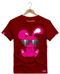 Camiseta Algodão Premium Estampa Coelho Óculos Escuro - Azevedo Encantu's