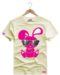 Camiseta Algodão Premium Estampa Coelho Óculos Escuro - Azevedo Encantu's