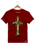 Camiseta Algodão Premium Estampa Cruz - Azevedo Encantu's