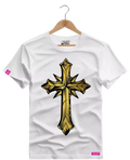 Camiseta Algodão Premium Estampa Cruz - Azevedo Encantu's