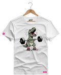 Camiseta Algodão Premium Estampa Dinossauro Fitness - Azevedo Encantu's