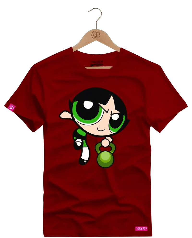 Camiseta Algodão Premium Estampa Docinho Kettlebell Fitness - Azevedo Encantu's