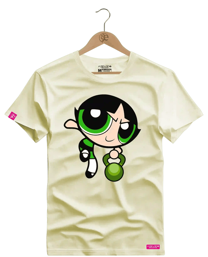 Camiseta Algodão Premium Estampa Docinho Kettlebell Fitness - Azevedo Encantu's