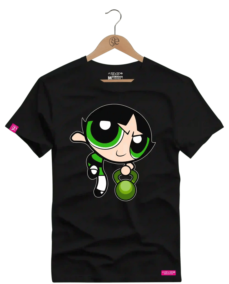 Camiseta Algodão Premium Estampa Docinho Kettlebell Fitness - Azevedo Encantu's