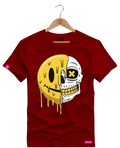 Camiseta Algodão Premium Estampa Emoji Caveira - Azevedo Encantu's