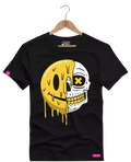 Camiseta Algodão Premium Estampa Emoji Caveira - Azevedo Encantu's