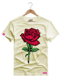 Camiseta Algodão Premium Estampa Flower Rose - Azevedo Encantu's