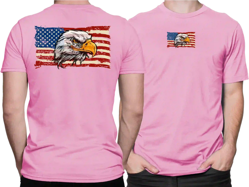 Camiseta Algodão Premium Estampa Gavião USA - Azevedo Encantu's