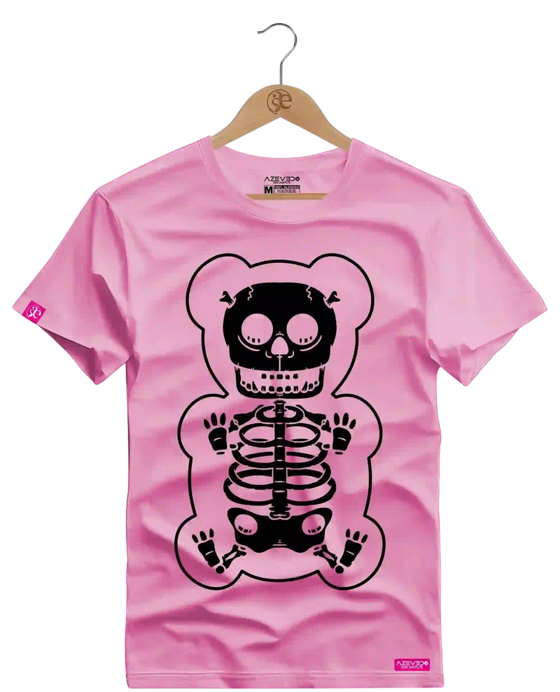 Camiseta Algodão Premium Estampa Geleia Caveira - Azevedo Encantu's