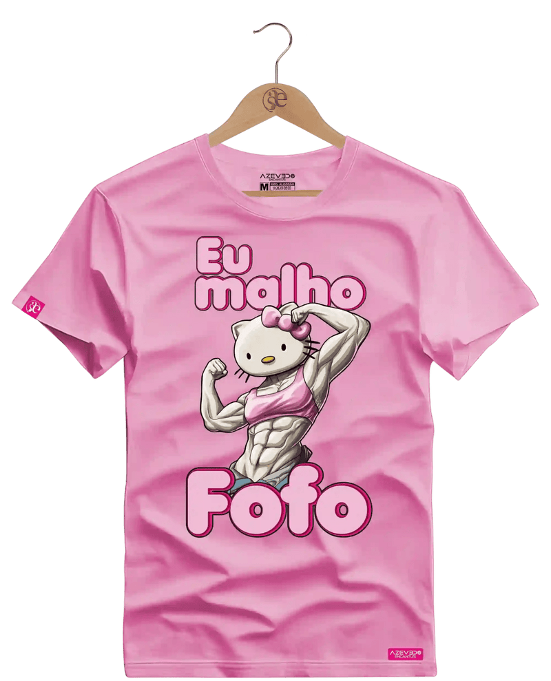 Camiseta Algodão Premium Estampa Hello Kitty Evolution Fitness - Azevedo Encantu's