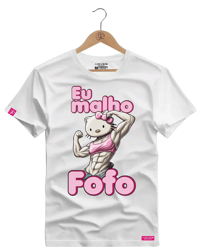 Camiseta Algodão Premium Estampa Hello Kitty Evolution Fitness - Azevedo Encantu's