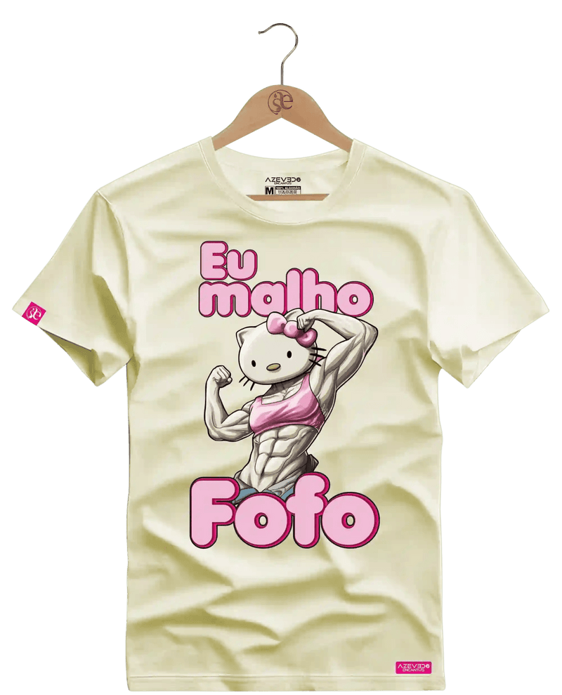 Camiseta Algodão Premium Estampa Hello Kitty Evolution Fitness - Azevedo Encantu's