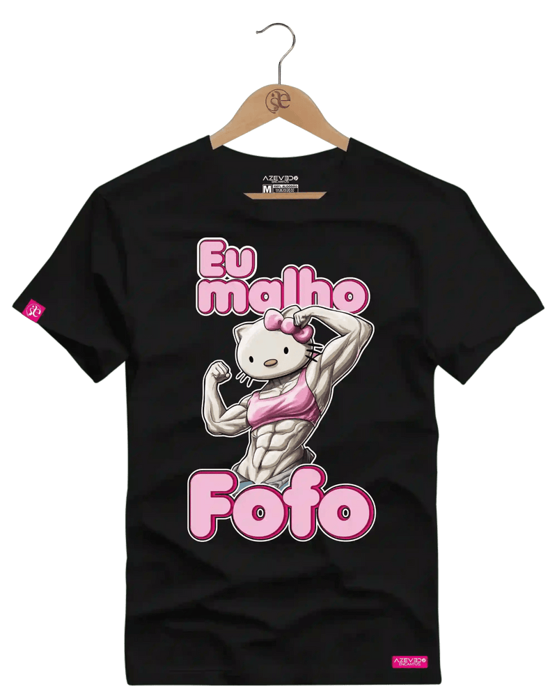 Camiseta Algodão Premium Estampa Hello Kitty Evolution Fitness - Azevedo Encantu's