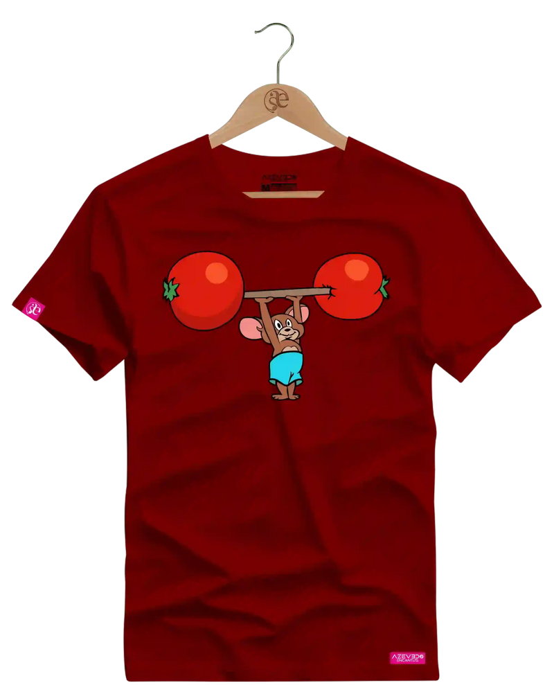 Camiseta Algodão Premium Estampa Jerry Fitness - Azevedo Encantu's