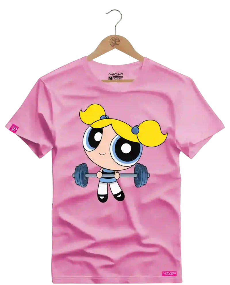 Camiseta Algodão Premium Estampa Lindinha Barra Fitness - Azevedo Encantu's