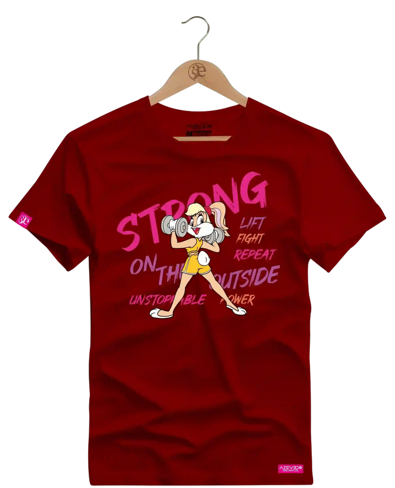 Camiseta Algodão Premium Estampa Lola Looney Fitness - Azevedo Encantu's