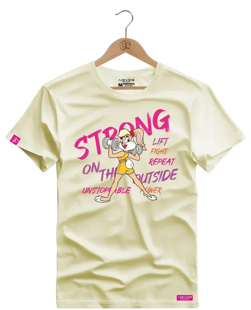 Camiseta Algodão Premium Estampa Lola Looney Fitness - Azevedo Encantu's
